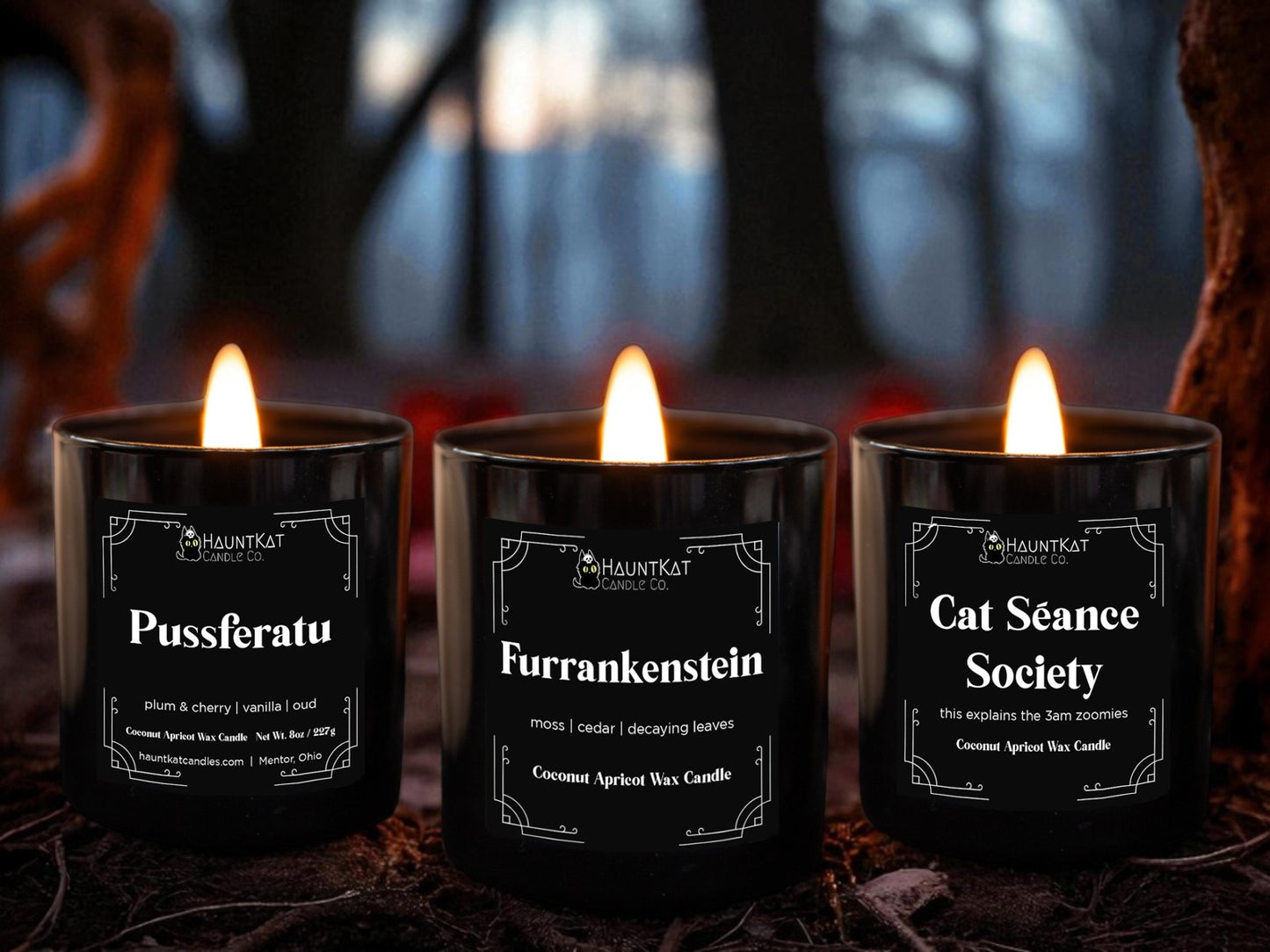 NOCTURNE WHISKERS FULL SET BUNDLE - 8oz Wooden Wick - (10% OFF)