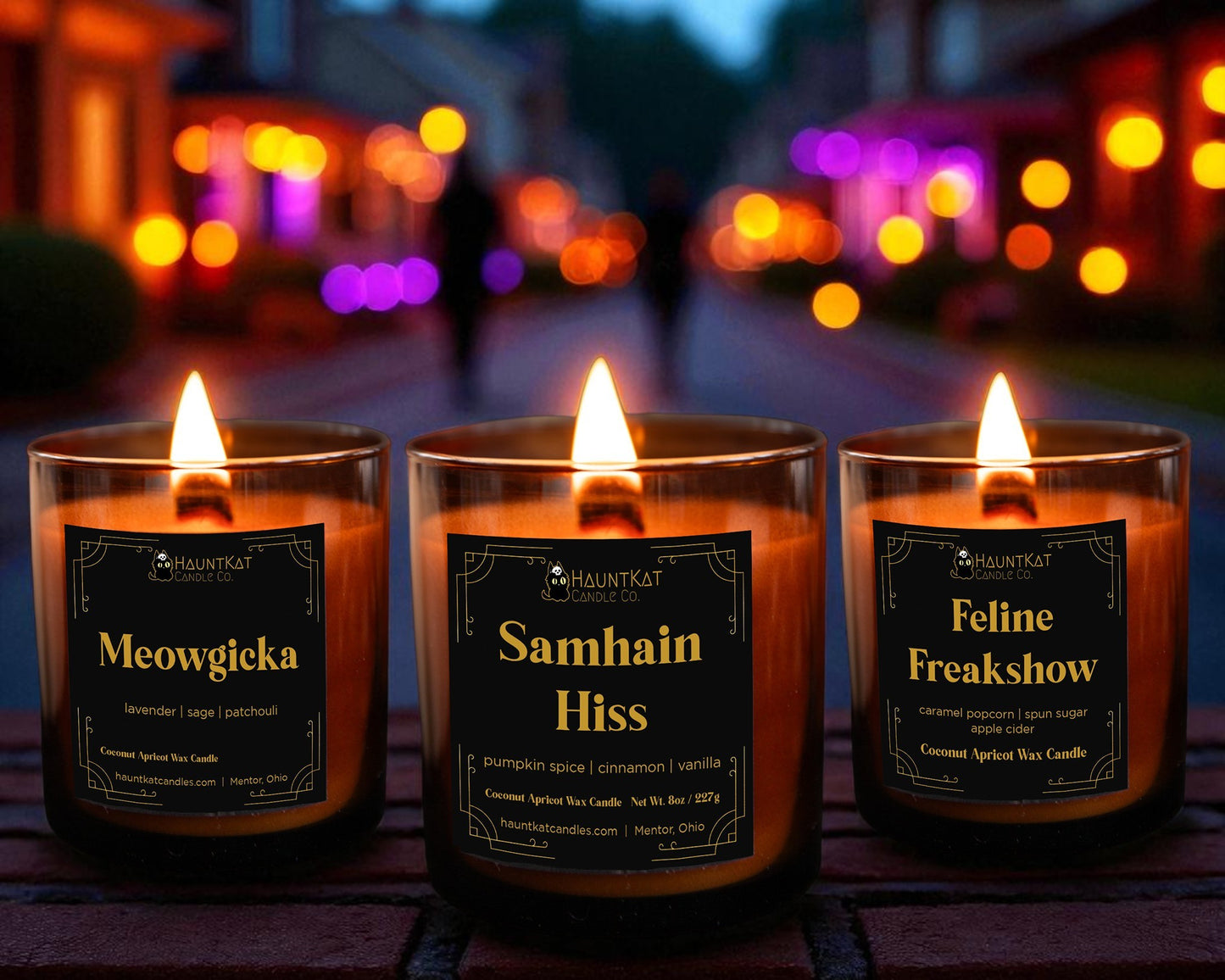NOCTURNE WHISKERS FULL SET BUNDLE - 8oz Wooden Wick - (10% OFF)